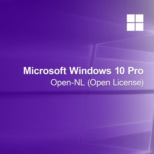 Microsoft Windows 10 Pro Open-NL (Åpen lisens)