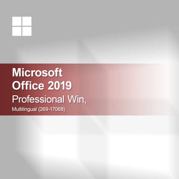 Microsoft Office 2019 Professional Win, flersproget (269-17068)
