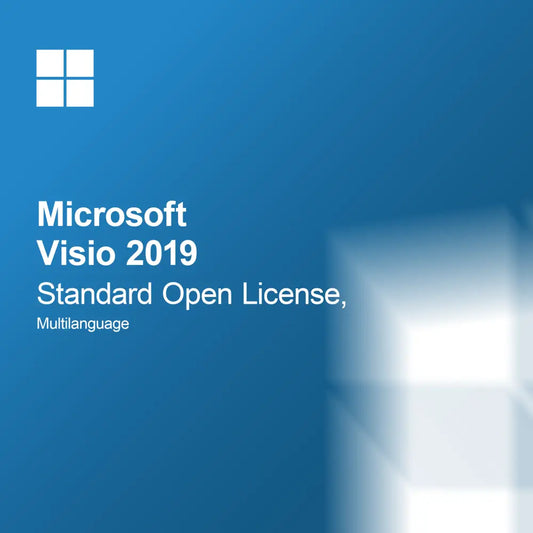 Microsoft Visio 2019 Standard, Lisensi Terbuka, Multibahasa