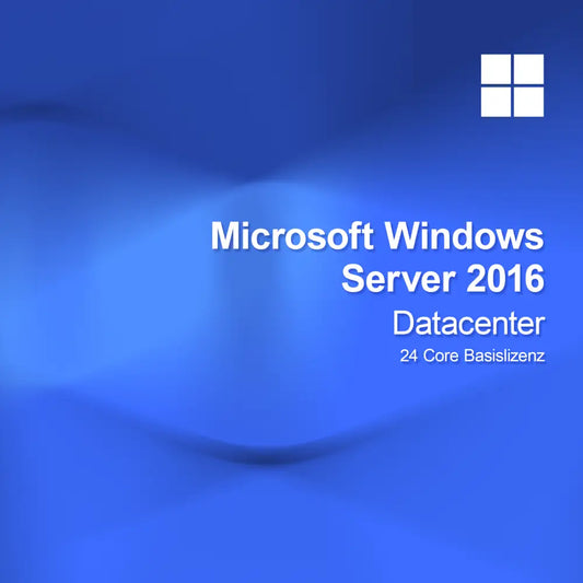Microsoft Windows Server 2016 Datacenter 24 Core Baslicens