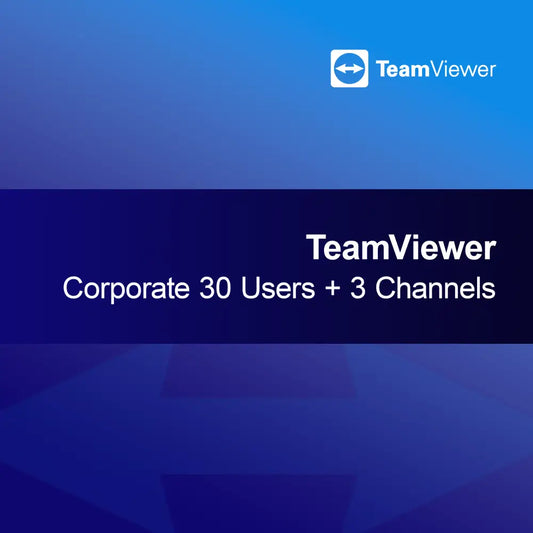 TeamViewer Corporate 30 brukere + 3 kanaler