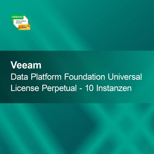 Veeam Data Platform Foundation Evrensel Lisans Sürekli - 10 Örnek