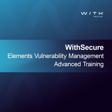 WithSecure Elements Sérülékenységkezelés Haladó Képzés