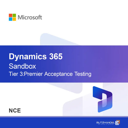 Dynamics 365 Operations - Sandbox Tier 3: Premier-hyväksymistestaus