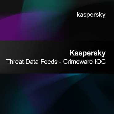 Kaspersky hrozbová datová kanály - Crimeware IOC